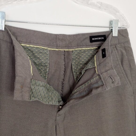 Bonobos Light Brown Casual Cotton Pants - Picture 3 of 7
